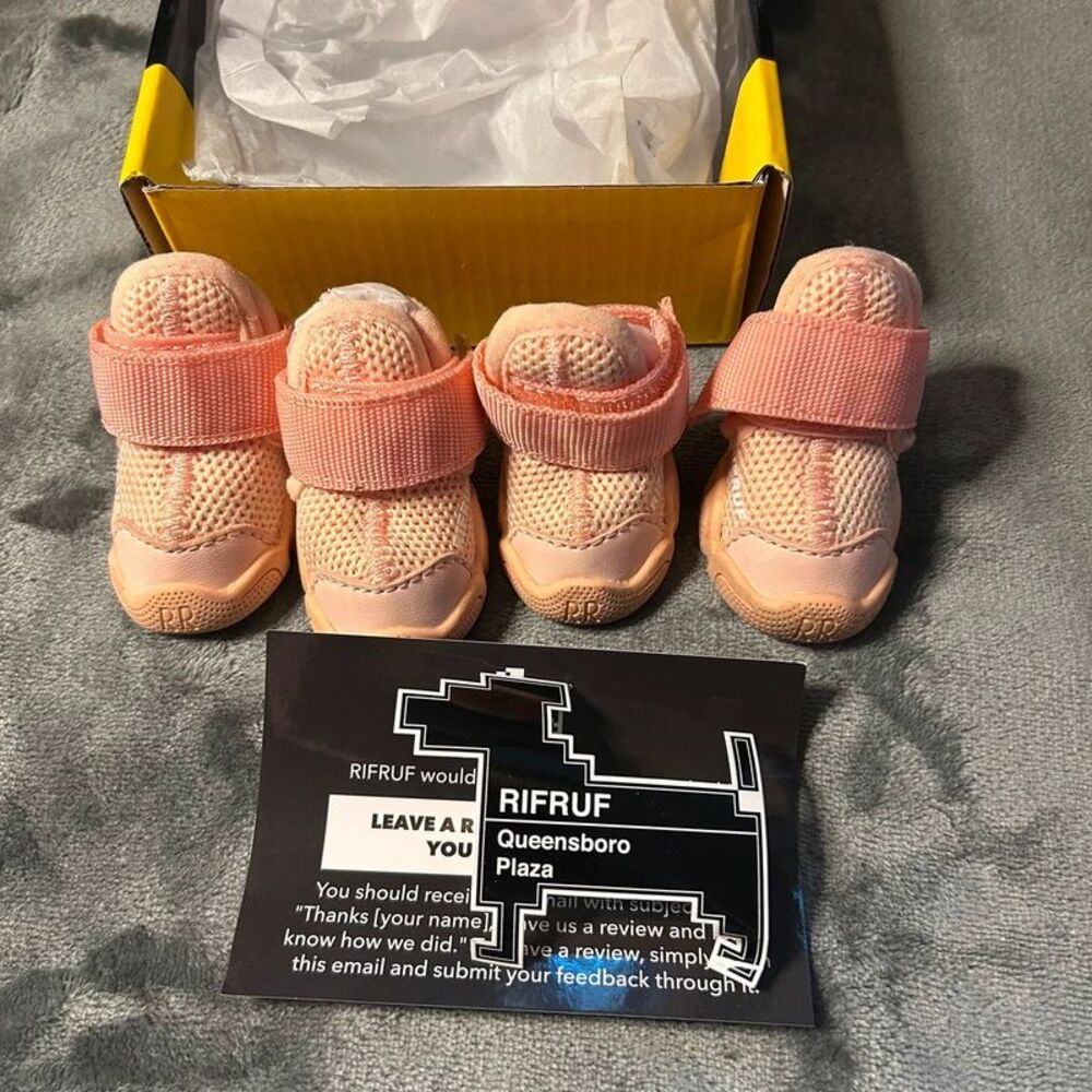 Rifruf Dog Shoes Size Cesar 1 Pink